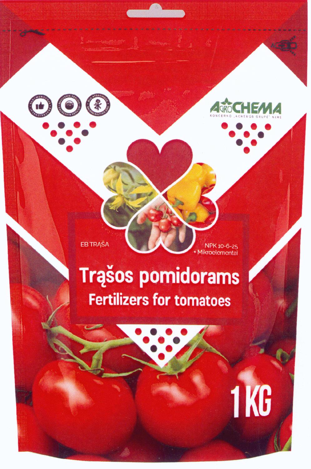 Prekės ženklas: AGROCHEMA Trąšos pomidorams Fertilizers for tomatoes